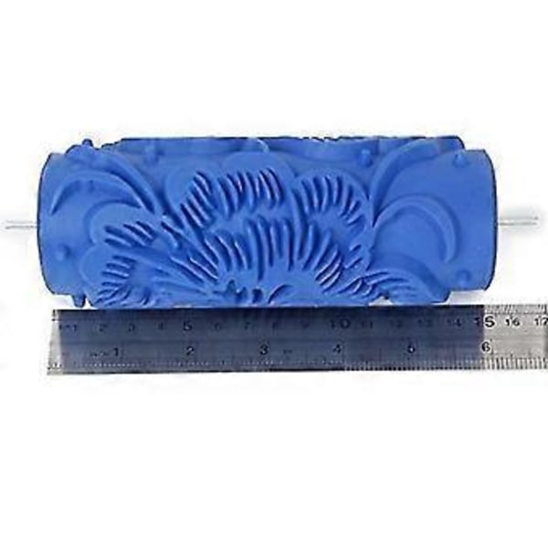 15 cm Blå Mønsterrulle