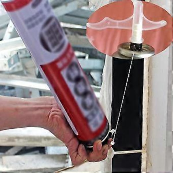 20 stk. erstatningsrør for spraylim, tetting av sprekker, isolerende skumspray (d-583-a)