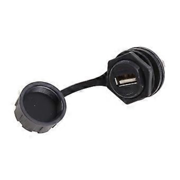 USB 2.0 Naaras Paneeli Läpivienti Liitin Asennus Pistoke Vedenpitävä IP67 Kansi
