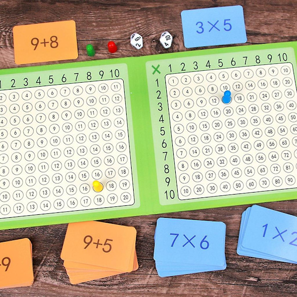Sensorisk beregning puslespil bræt legetøj hjerne teaser småbarn matematik læring gave