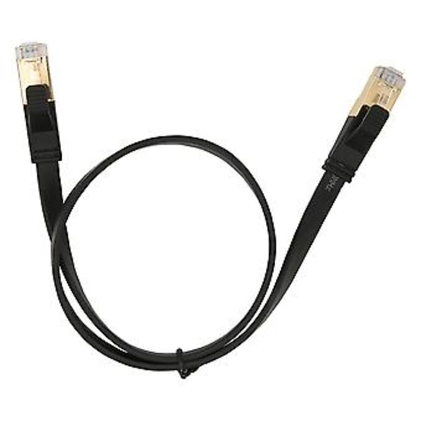 Cat 8 Ethernet -kaapeli 40 Gbps 2000 MHz RJ45 urosliitäntä 0,5 metriä / 19,7 tuumaa Ethernet-johto PS5:lle reitittimeen