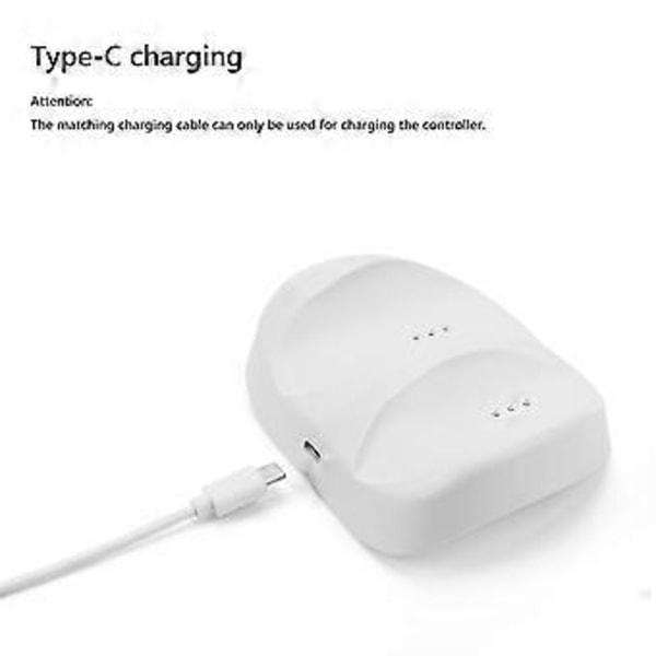 Laddningsstation med 2 Uppladdningsbara Batterier 20W Snabbladdning med LED-Indikator för 3/3
