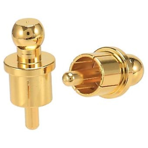 10 kpl Pinnoitettu Pistotulppa Oikosulkupistoke, Phono-liitin Ing Socket Prot
