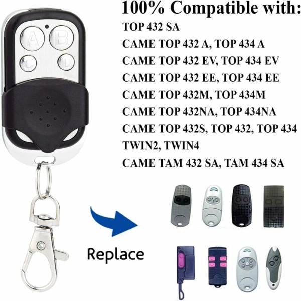 Universal Garageport Fjärrkontroll 433 MHz Kontroll Enhet-DENUOTOP