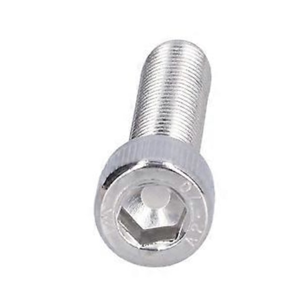 4 kpl Kuusiokoloruuvi A2 ruostumaton teräs 1,25 mm hienokierre kiinnitystarvike M10x40