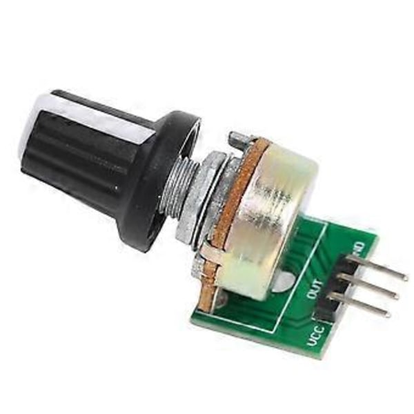 10K Potensiometer Modul Justerbar Motstand Enkel Omdreining Rotary Modul Analog Utgang 05V