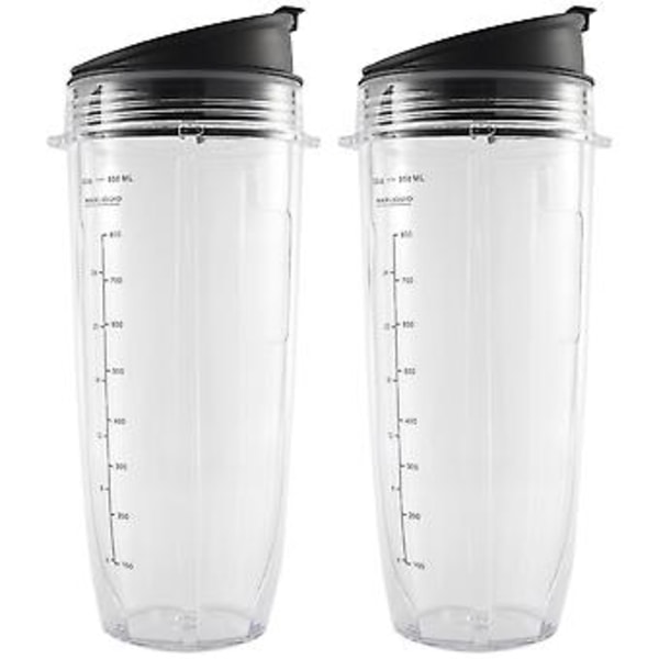 32-ounce med lock, ersättning och tillbehör för Nutri Auto-iq 1000w
