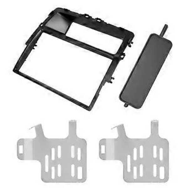 2 Din Bilradio Fascia för Primastar Opel Vivaro Trafic II Installationsram Panel DVD Frontplatta Trim