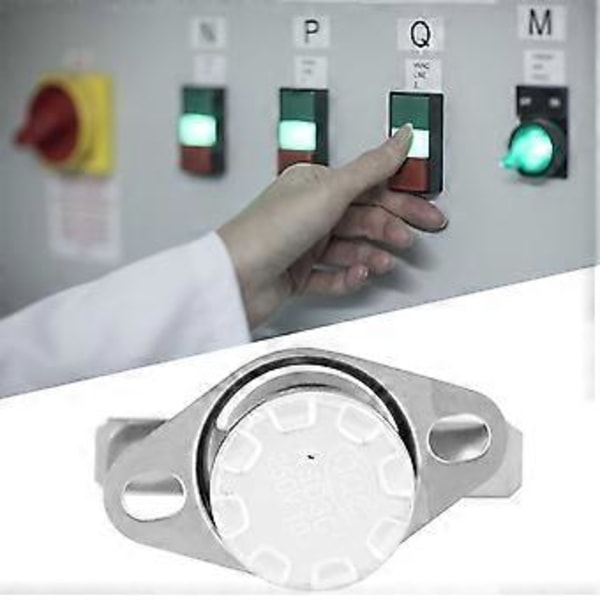 5 stk. KSD301 Kontakt Temperaturkontrol Termostat, Termisk Kontakt 250V 10A, NO 125℃, Høj Præcision, Holdbar, Pålidelig Sikkerhedsbeskyttelse, Let at