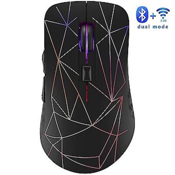 Trådlös Tand 1600 Dual Mode 2 I 1 Sladdlös Tand 5.0 + 2.4ghz Uppladdningsbar G