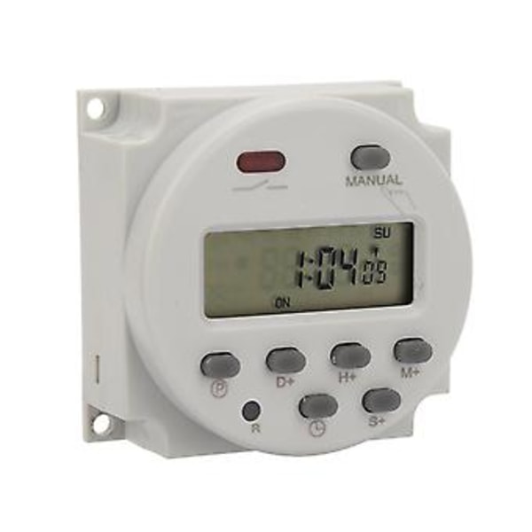 Pieni Tyyppi 7 Päivän Ohjelmoitava Digitaalinen Ajastinkytkin 1S~168h 5VA (220V AC)