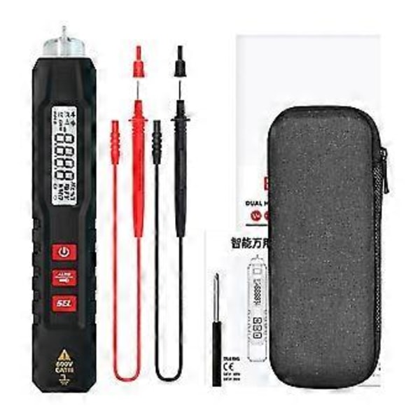 Beröringsfri Smart Testare Elektrisk Penna Universal Voltmeter Multimeter Hushållsmätinstrument