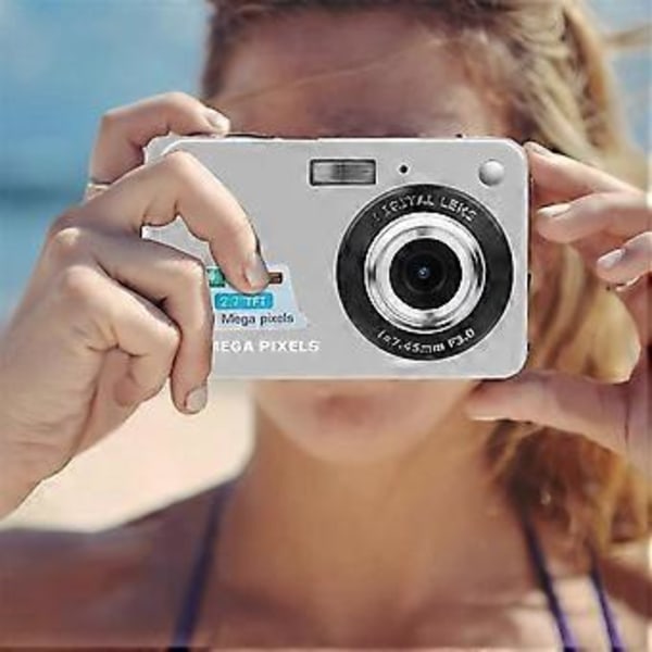 18MP HD Digitalkamera med 2,7 tums LCD-skärm, Uppladdningsbart Batteri, HD Foto Video för Inomhus- och Utomhusfotografering