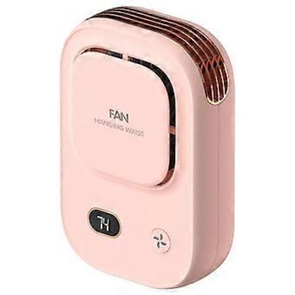 Bærbar midjeklips-vifte, bærbar beltevifte 2000mAh batteridrevet oppladbar kroppsvifte for utendørsarbeid, gårdsarbeid, fotturer, A