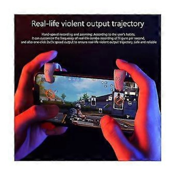 M1 Mobil Gaming Knap Udløsere Gamepad med Vibration Kompatibel med Pubg Spilcontroller Joystic