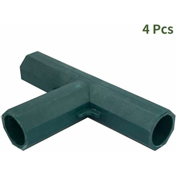 4-pack hörnkontakt för trädgårdsram, 3-vägs växthus hörnkontakt, växthusram möbelkontakter, inomhus 16mm-Fei Yu