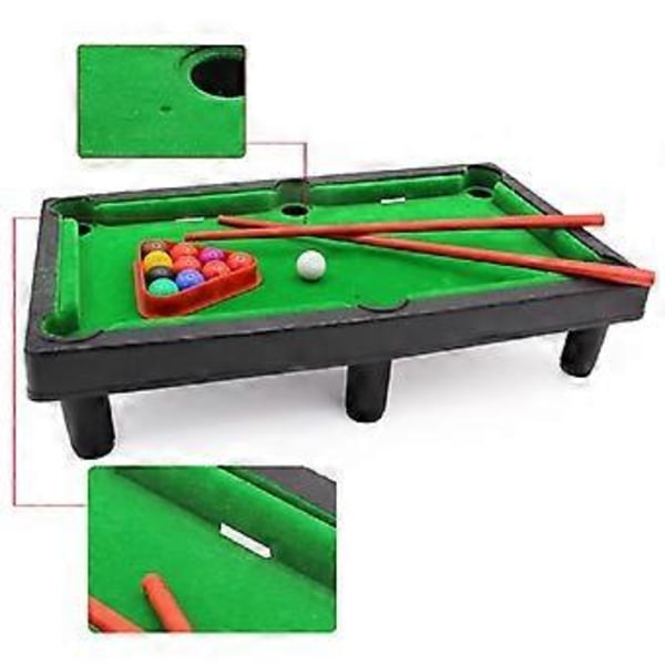 Interaktiivinen peliopetuslautapeli lapsille Mini Biljardi Snooker Lelusetti