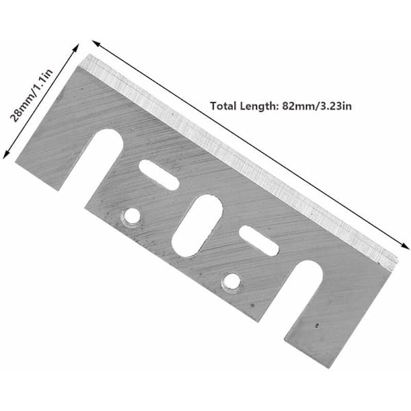 Makita 82mm Planerblad, Makita 1900B, 82mm Planerblad i jern, Hitachi 82mm Planerblad, Makita Planerblad, Par med HSS-trebearbeiding Elektrisk Manuell Høvler