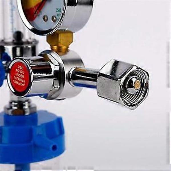 Syretrycksregulator Inhalator Mätare Tryckreduceringsventil G5/8 Tum Flödesmätare Absorber Buo