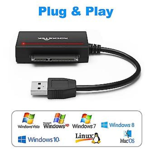 Cfast 2.0 Läserenhet Usb 3.0 Till Sata Adapter Cfast 2.0 Kort Och 2.5 Tum Hdd Hårddisk/Läs Skriv Ssd