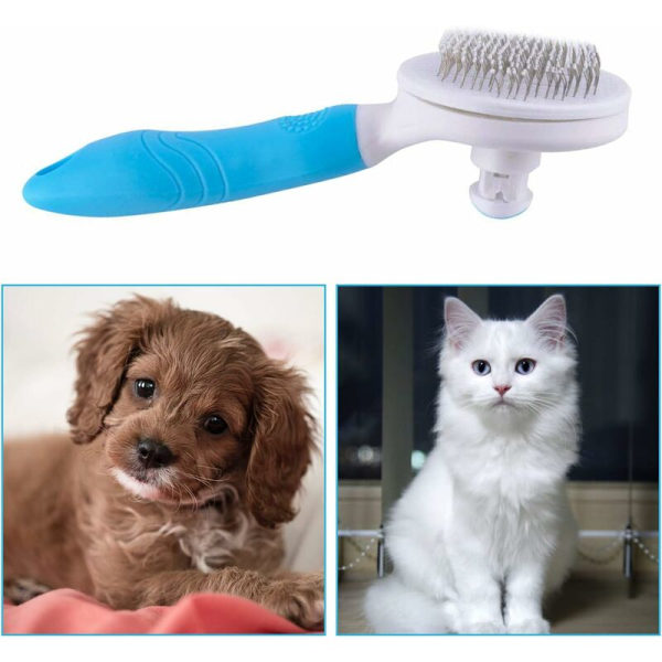 Brush dogs cats, grooming brushes for cats and dogs self-cleaning brush dead hair for cat dog kidnapping in a dead click and sub-hair