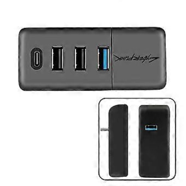 Usb Splitter Hub Dockningsstation Telefonladdare För Biltillbehör