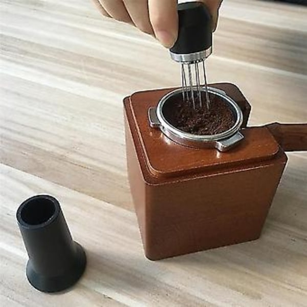 Kaffefordeler i rustfrit stål med nål, Espresso Kafferører, Håndkaffefordeling L