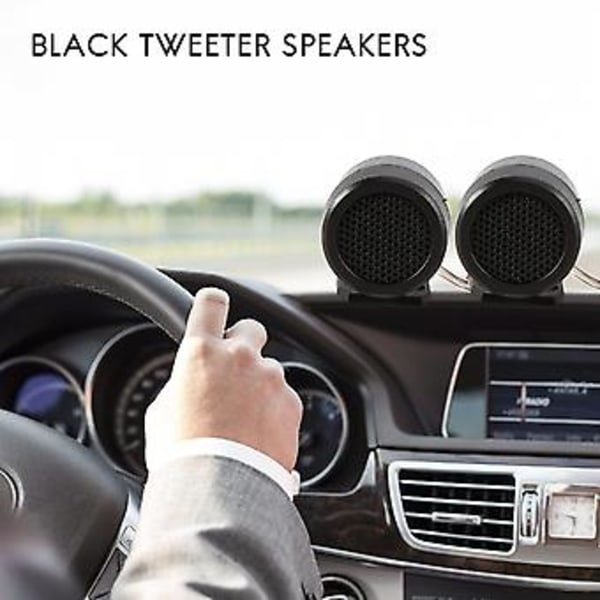 2 stk. Præ-kablet O System Tweeter Sæt 500w Til Bil