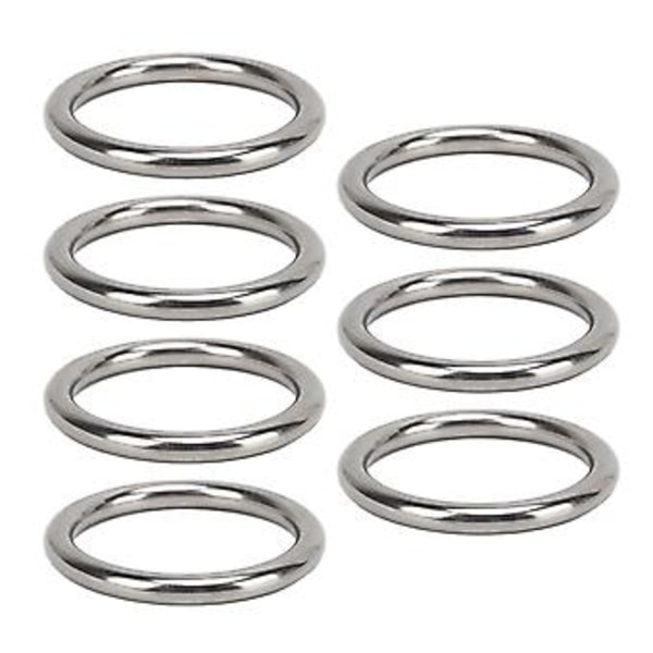 Metall O-ring, 7 stk. 304 Rustfritt Stål O-ring Optimalisert for Fremragende Kvalitet
