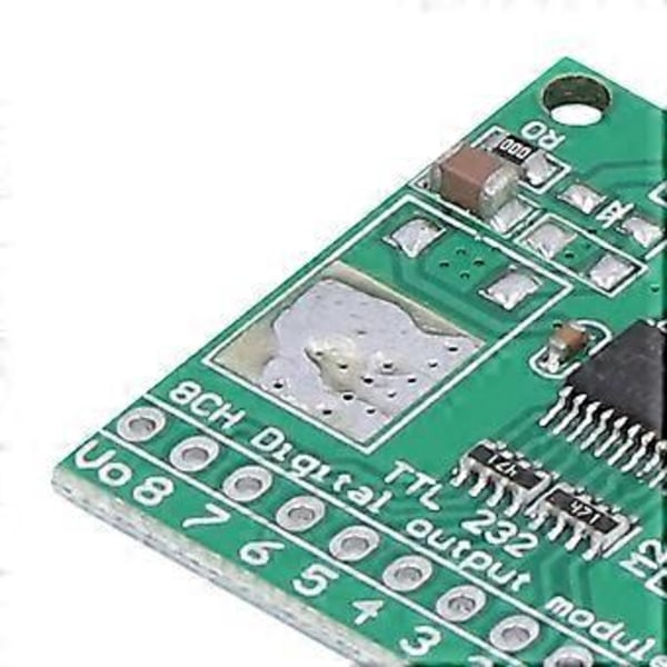 Kontrolmodul IO 8ch RTU UART TTL232 Controller Board Tilbehørsdel DC 5V TL19A08