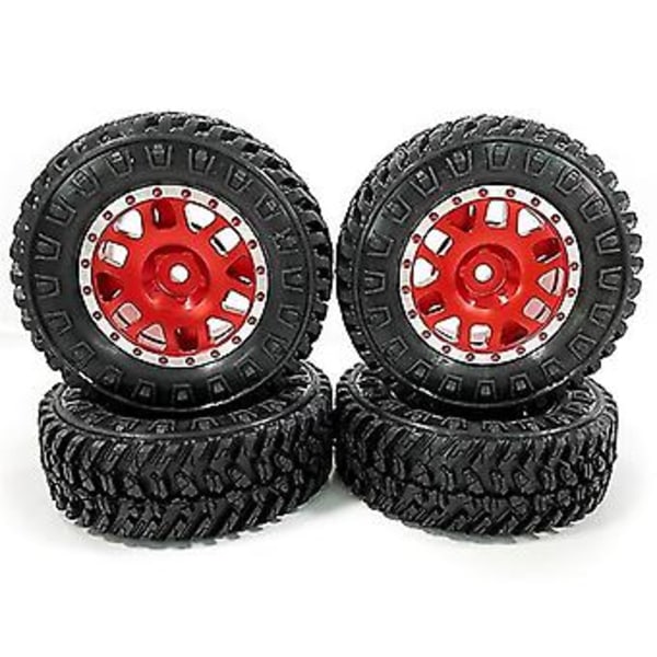 4kpl 1.0 Renkaat ja Metallivanne Vanteet Sarja 1/24 Rc Crawler Auto Axial Scx24 Fcx24 Enduro24 S,re