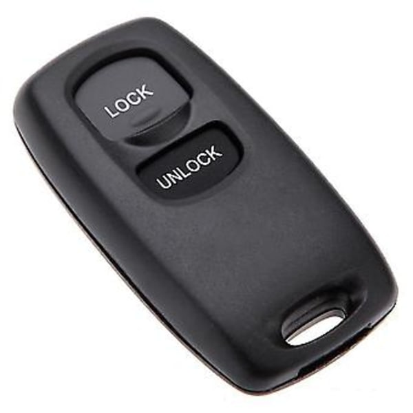 Uskåret nøgleerstatning 2 knappers nøglefri adgang fjernbetjening nøgle fob S etui og knap pad kompatibel Wi