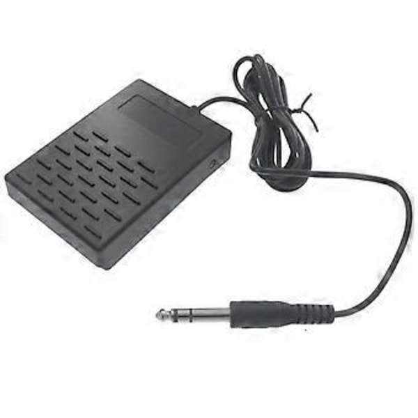 3,5 mm gränssnitt Kompakt Universal Enkelpedal för Piano Elektronisk Keyboard Elektronisk Vikbar Trumdel