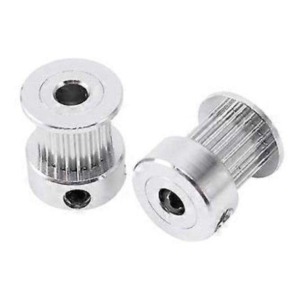20 Tänder 2gt Synkront Synkroniseringshjul Borrning 5mm För Bredd 10mm 2m Gt2 Rem Litet Glapp 20t 20tee