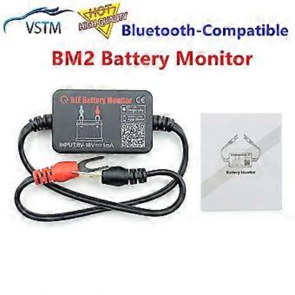 Bm2 Batteriövervakare Analysator Testare Bluetooth 8-16v Elektrisk Krets Startmotor Test För Android Ios Diagnostikverktyg Fordon
