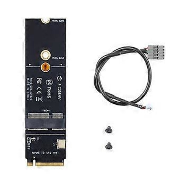 M2 Trådløst Kort til NVME Adapter til Bærbar Computer M2 M-Key interface til M2 A+E Key eller EKey Konverter
