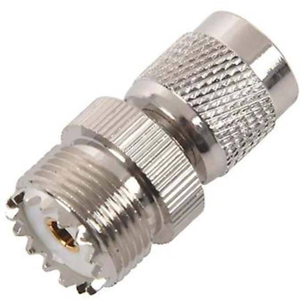4x Tnc Til Pl259 Uhf Hun Adapter Konnektor, sølv
