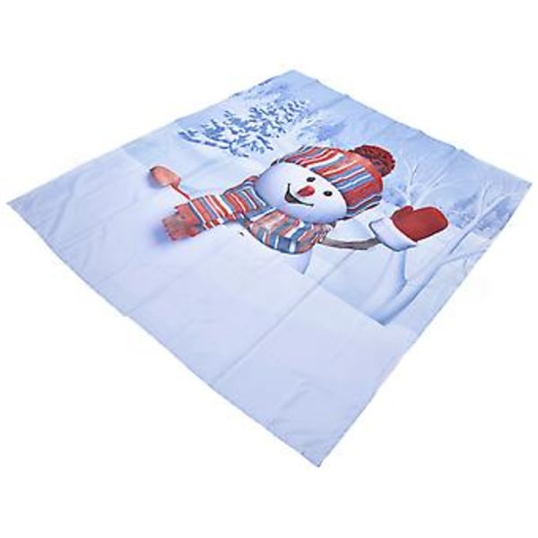 Digitaltryck Mörkläggningsgardin Snögubbe Mönster Rullgardin Fönster Draperier för Sovrum Vardagsrum 170x200cm Julstil 4