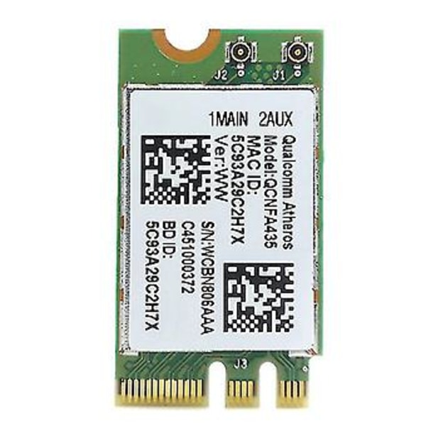 Trådløst adapterkort kompatibelt med Qualcomm Atheros Qca9377 Qcnfa435 802.11ac 2.4g/5g Ngff Wifi C