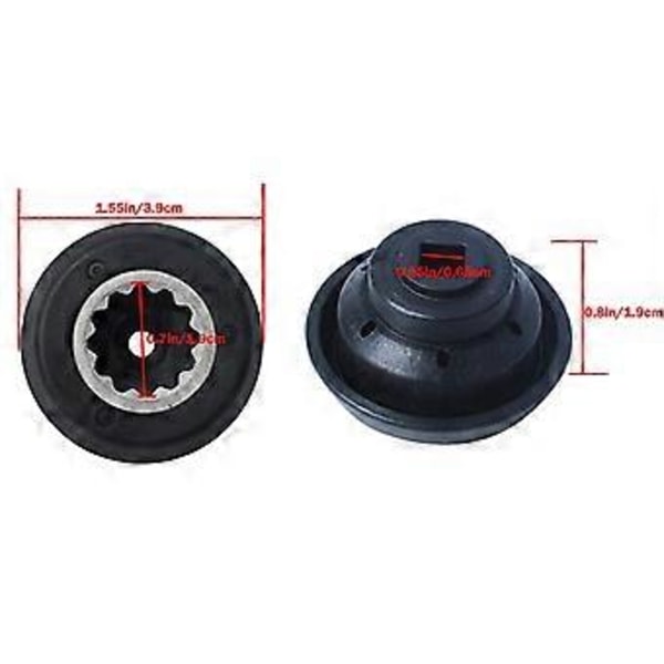 4 st Drive Socket Kit Ersättning för RX 1700W - Metall & Plast Ersättningstillbehör