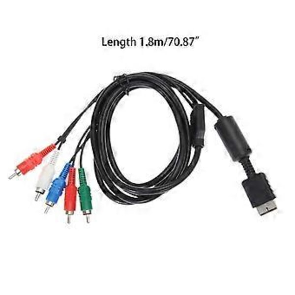1,8 m:n monikomponenttinen Hdlink-AV-kaapeli PS3:lle, PS2:lle, 1,8 m, 6 jalkaa, pelit, lisätarvikkeet