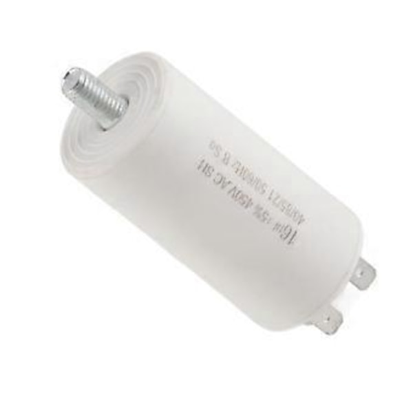 Driftkondensator CBB60 Dubbel Insats Cylinder Motorkondensator för Tvättmaskin Hushållsapparater 450V 16uf