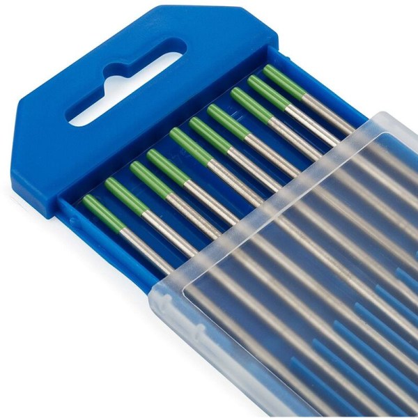 Tig Welding Wp Pure Tungsten Electrodes (Green) 1.0150mm 10 Pieces Per Pack