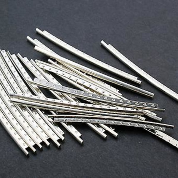 24st Gitarrbandtråd 2.7mm 24 Band Rostfritt Stål Bandtråd Set för Gitarr