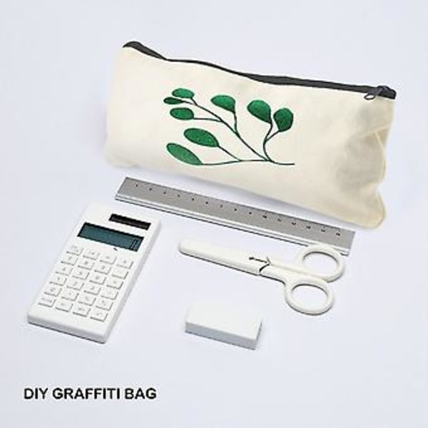 Kynäkotelo Kangaskassit Sarja, DIY Askartelu Tyhjät Meikkipussit