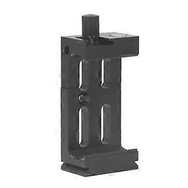 Telefonstativfeste i aluminium med Cold Shoe Universal Metall Justerbar Telefonklemme Adapter Utvidelse