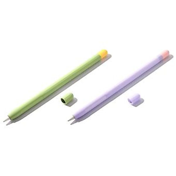 2 stk. Pennbeskyttelse for 1. Nerat Penn Dobbel-spell Silikon Blyantveske Stylus Pennveske Beskyttelsesdeksel