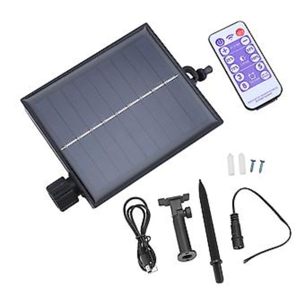 Solar Lyslenke Kontrollboks Automatisk Vanntett Justerbar Lysstyrke Solar Lampe Lenke Kretskort Utgang Flat Trykk 3V