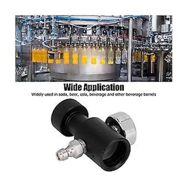 Co2-säiliön Ing Stat -lataussovitin Säädin Lisävarusteliitin 0–3000 psi:n olutsylintereille