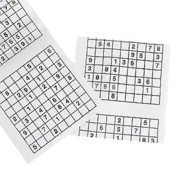 Puuselluloosamateriaali Uutuus Hauska Numero Sudoku Painettu Kylpy Hauska WC-paperi